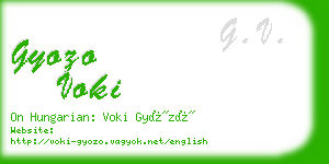 gyozo voki business card